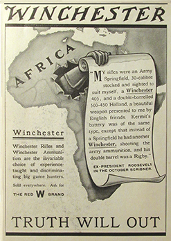 Roosevelt’s quotation in Scribners permitted the Big Red W to double time this ad into print.